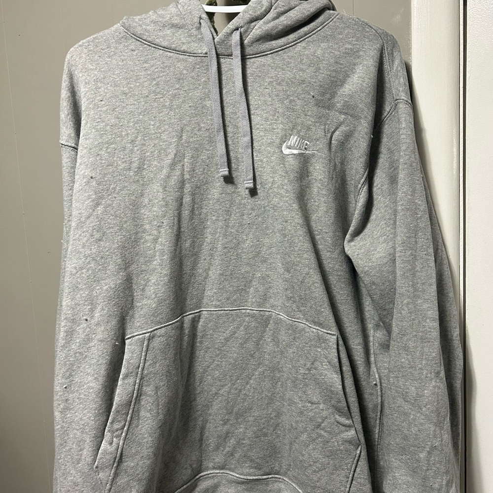 Nike Men's Gray Hoodie